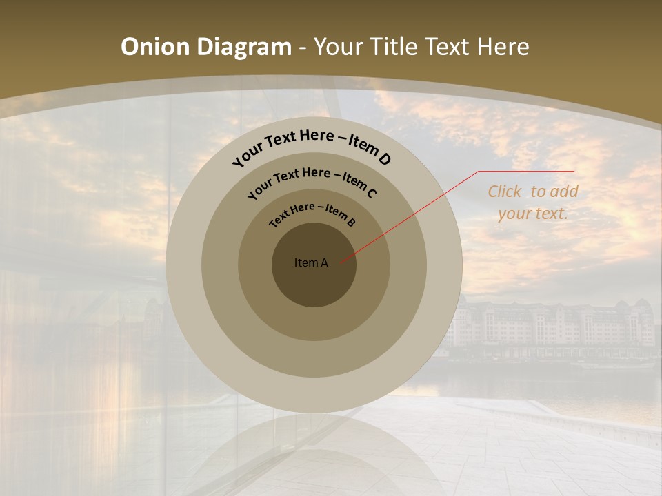 Office Interior Made Of Glass PowerPoint Template