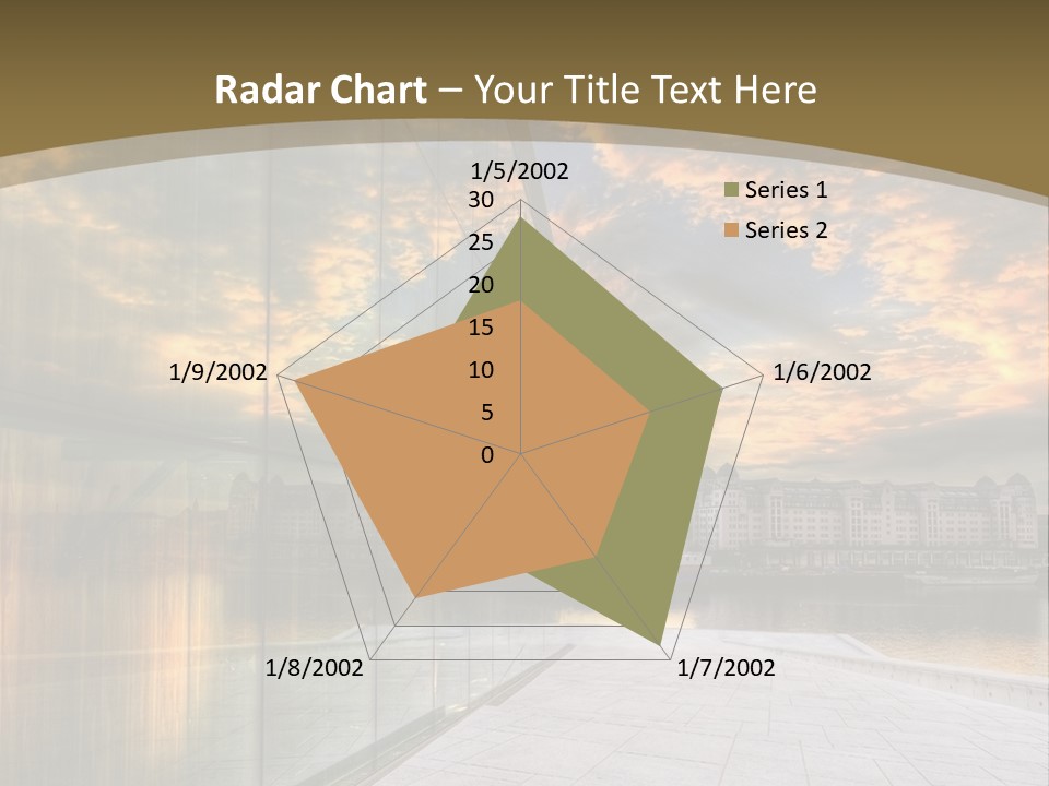 Office Interior Made Of Glass PowerPoint Template
