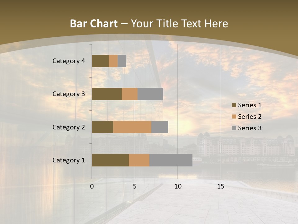 Office Interior Made Of Glass PowerPoint Template