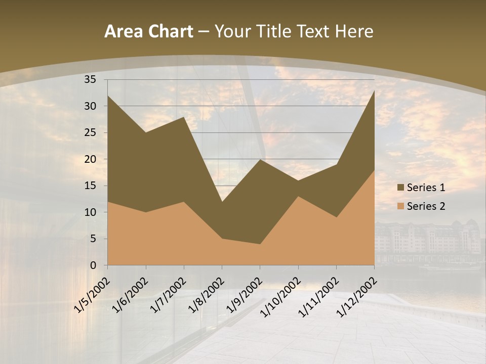 Office Interior Made Of Glass PowerPoint Template