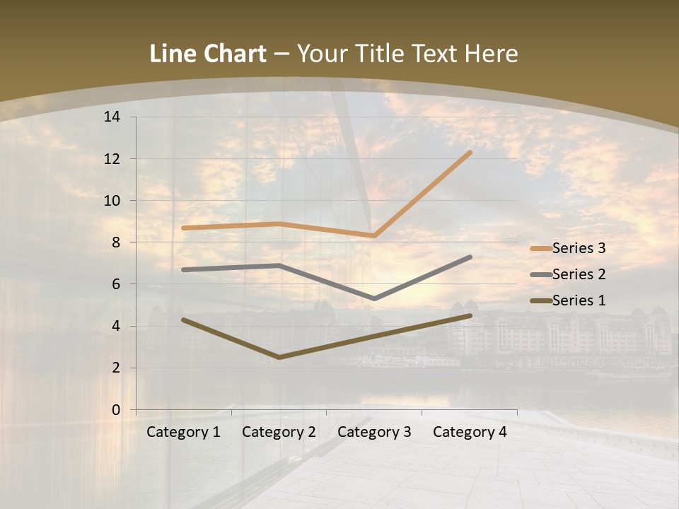 Office Interior Made Of Glass PowerPoint Template
