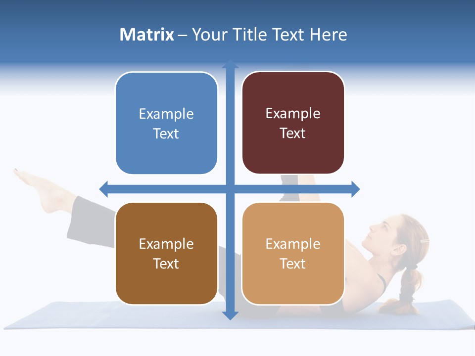 The Girl Is Engaged In Physical Exercises PowerPoint Template