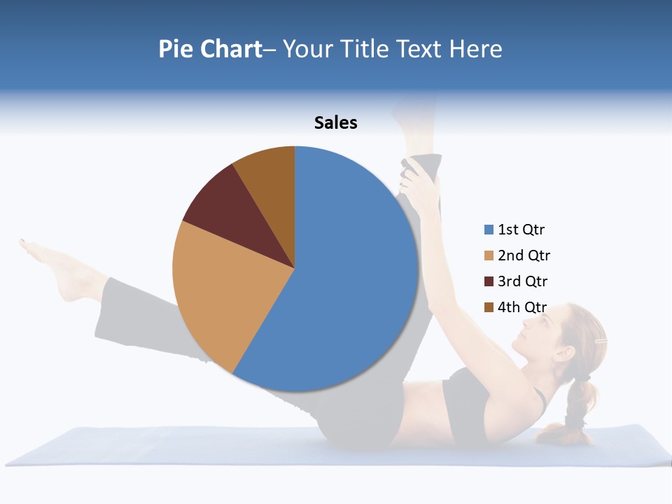 The Girl Is Engaged In Physical Exercises PowerPoint Template