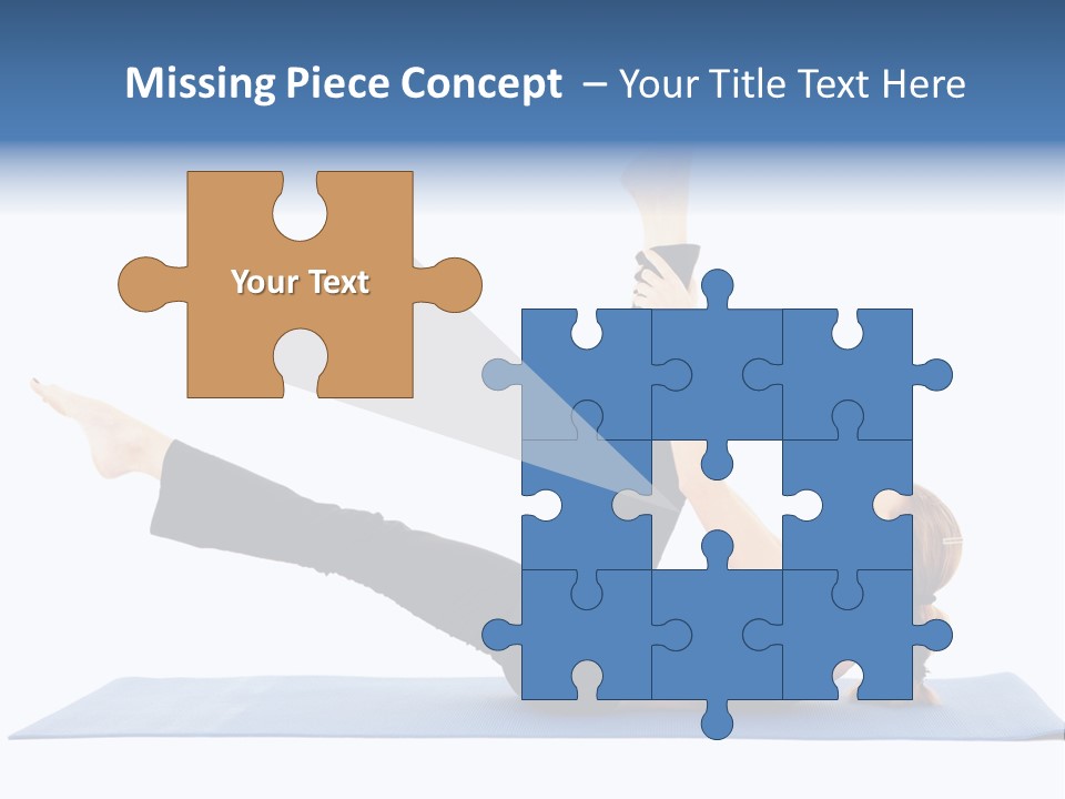 The Girl Is Engaged In Physical Exercises PowerPoint Template