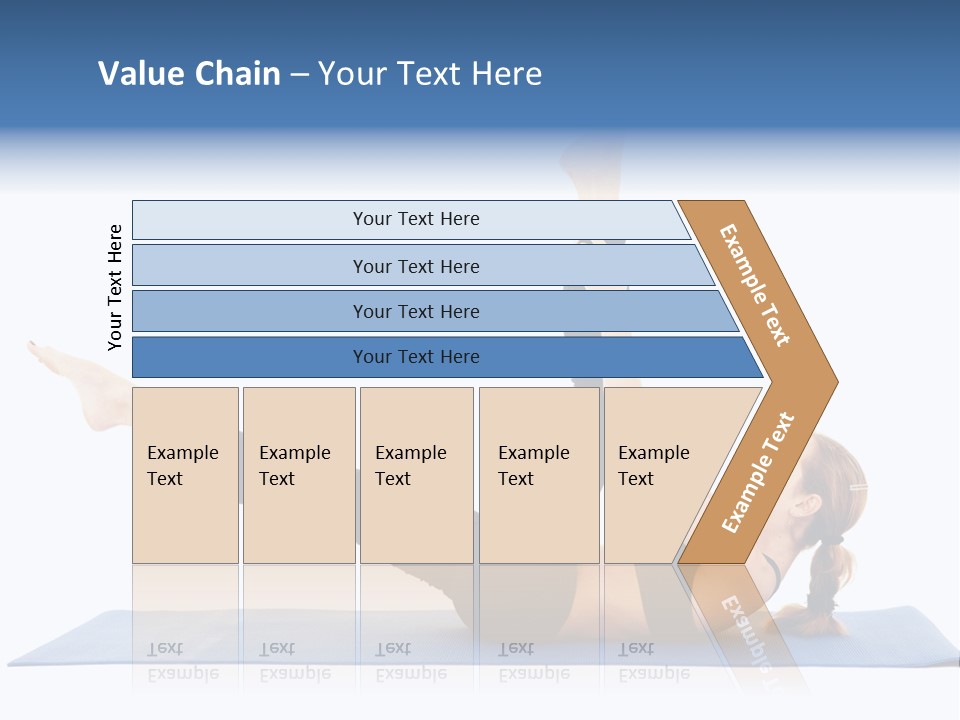 The Girl Is Engaged In Physical Exercises PowerPoint Template