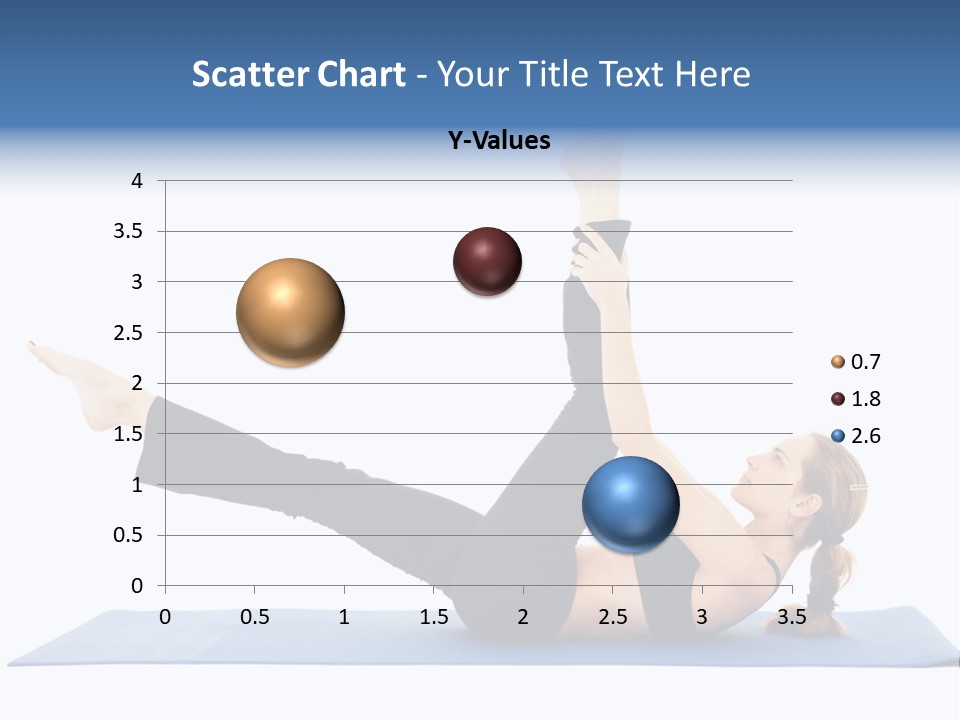 The Girl Is Engaged In Physical Exercises PowerPoint Template