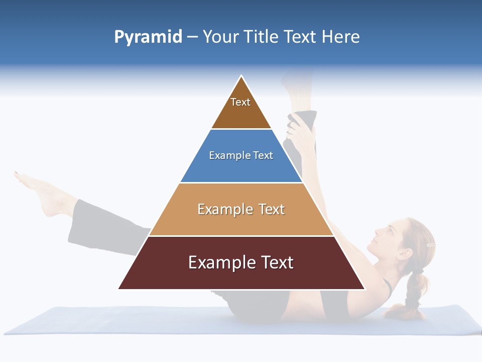 The Girl Is Engaged In Physical Exercises PowerPoint Template