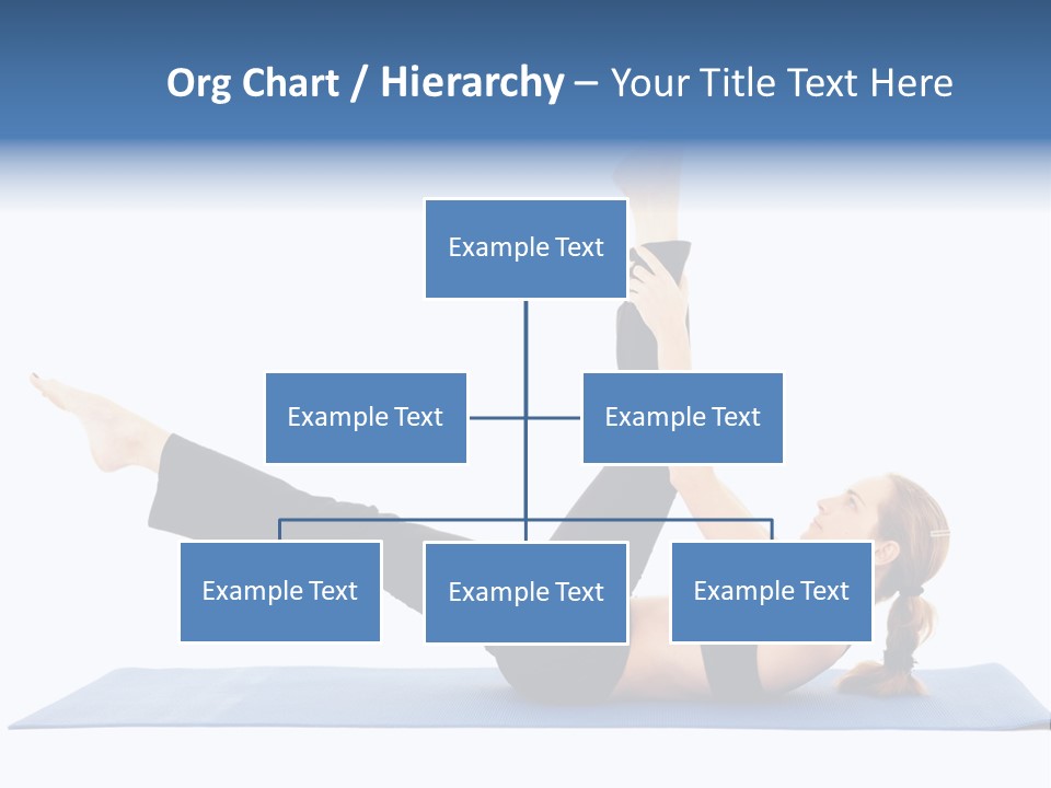 The Girl Is Engaged In Physical Exercises PowerPoint Template