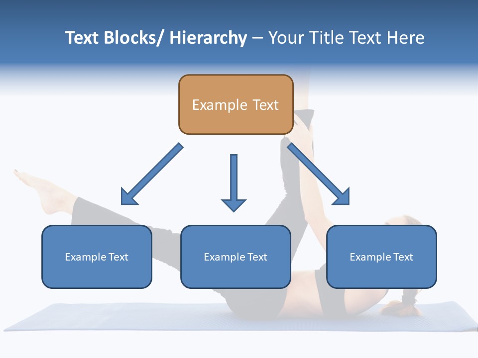 The Girl Is Engaged In Physical Exercises PowerPoint Template