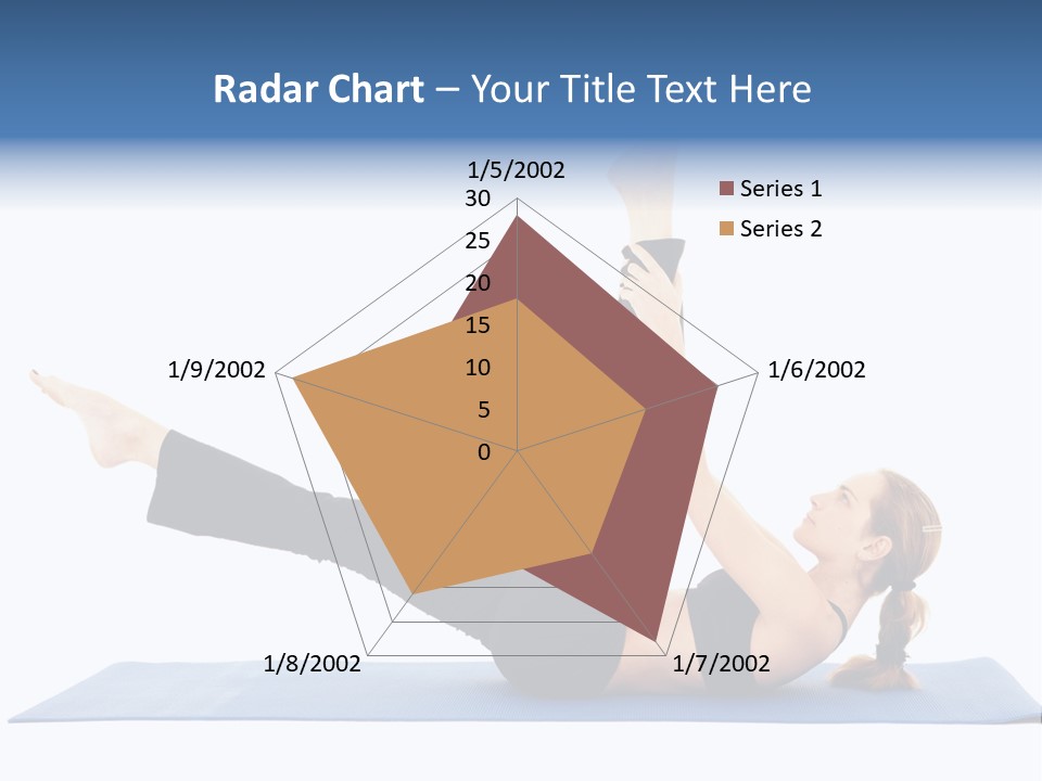 The Girl Is Engaged In Physical Exercises PowerPoint Template