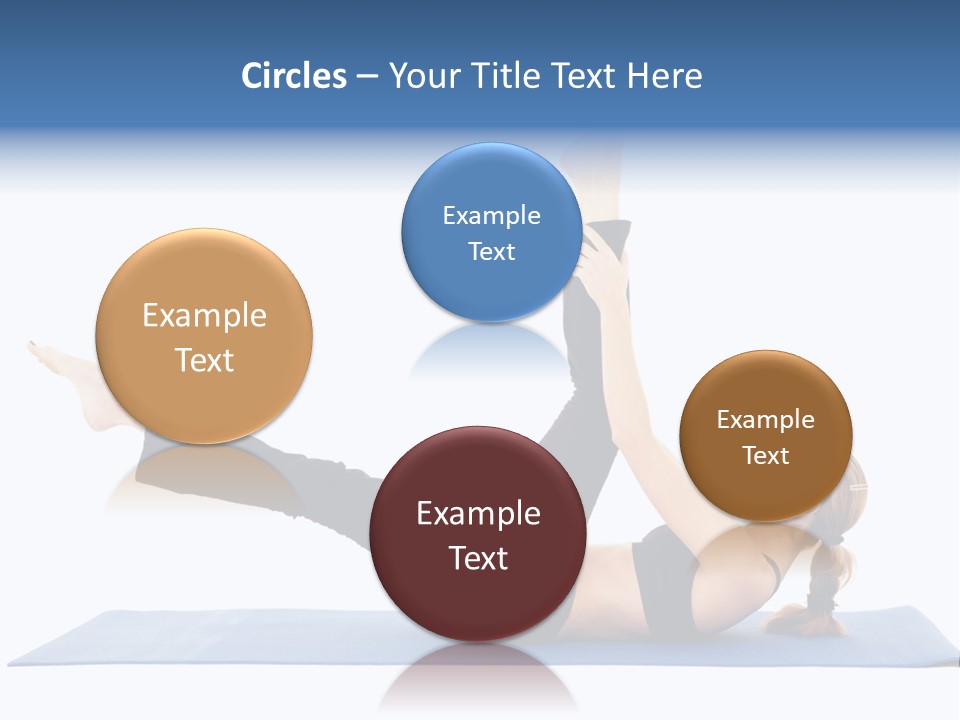 The Girl Is Engaged In Physical Exercises PowerPoint Template