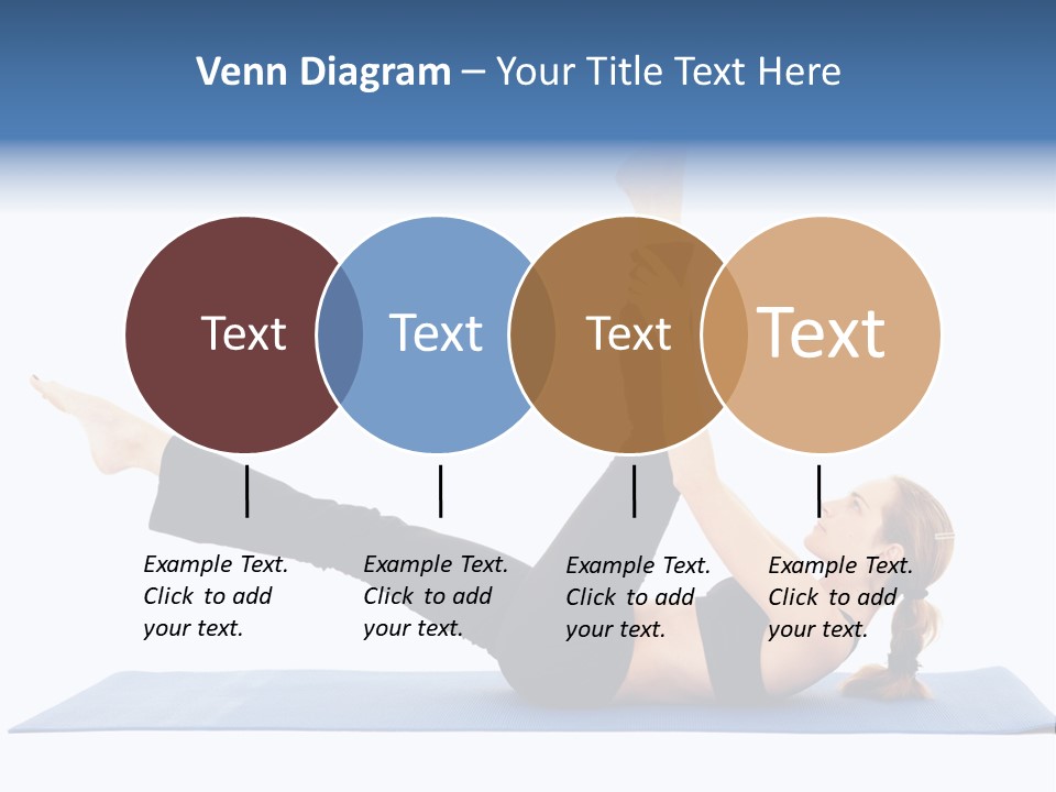 The Girl Is Engaged In Physical Exercises PowerPoint Template