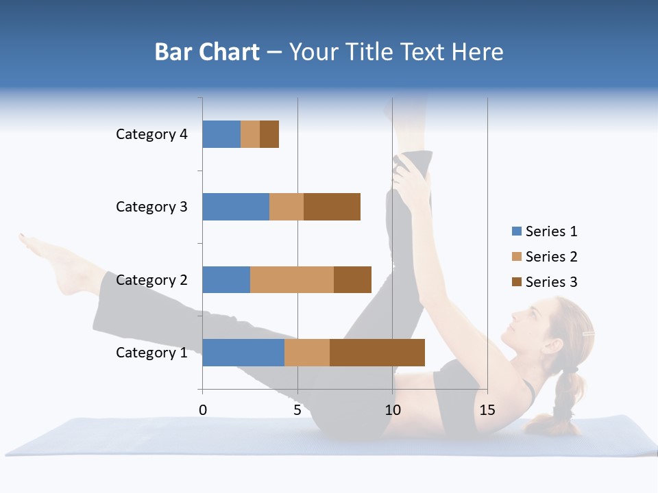 The Girl Is Engaged In Physical Exercises PowerPoint Template