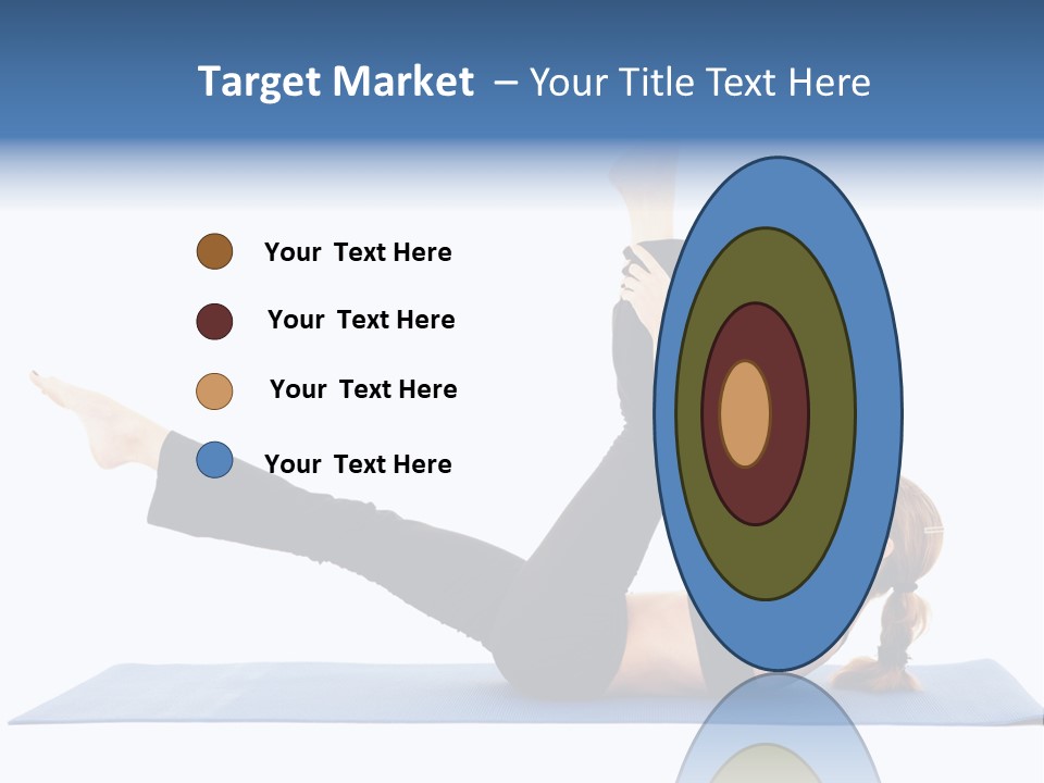 The Girl Is Engaged In Physical Exercises PowerPoint Template