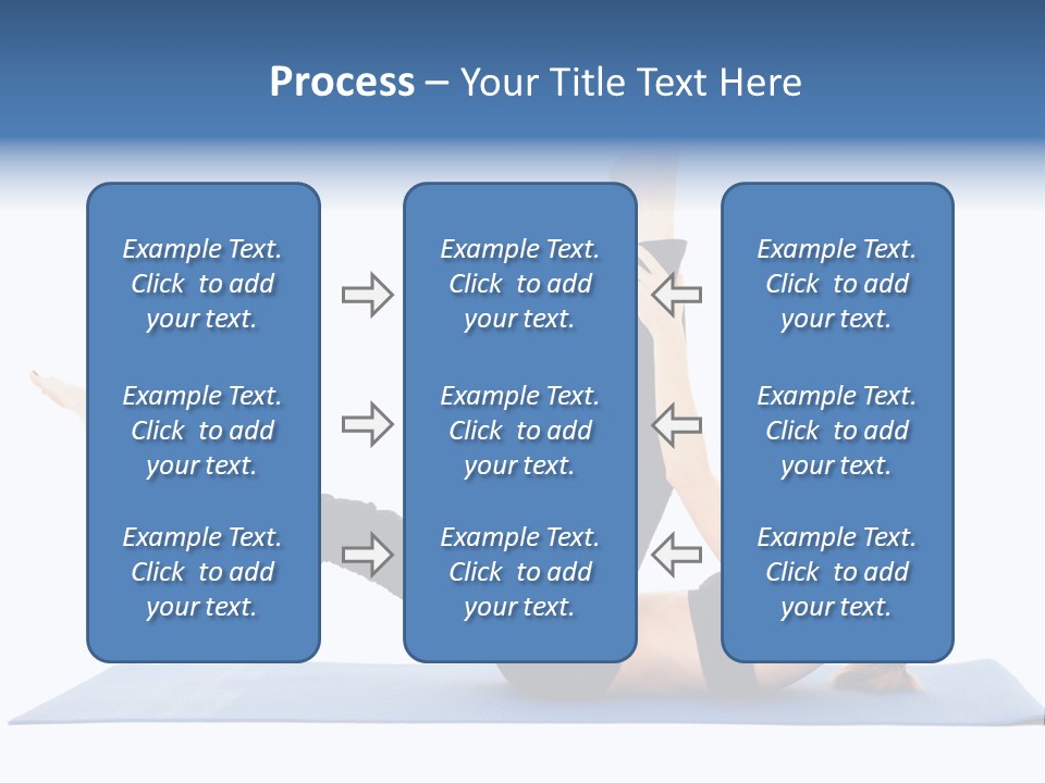 The Girl Is Engaged In Physical Exercises PowerPoint Template