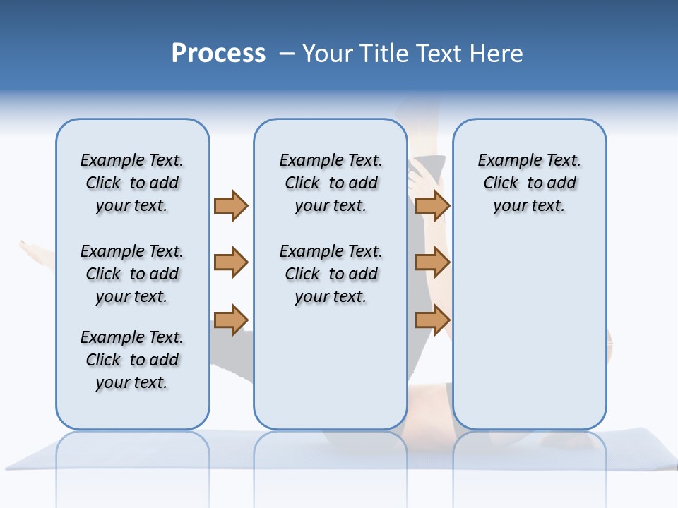 The Girl Is Engaged In Physical Exercises PowerPoint Template