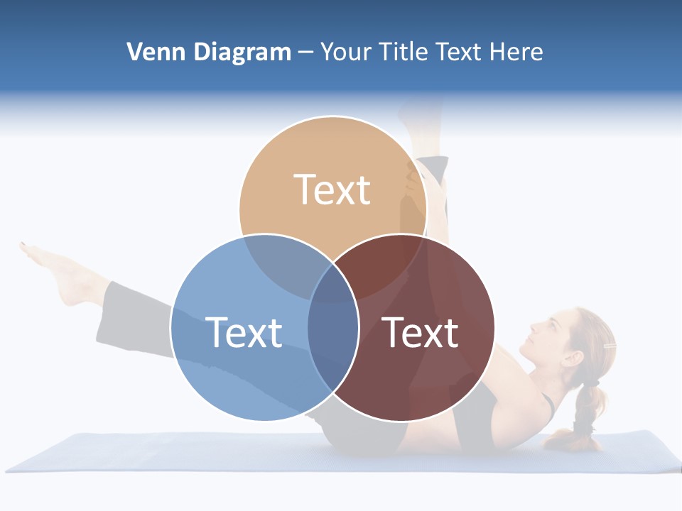 The Girl Is Engaged In Physical Exercises PowerPoint Template