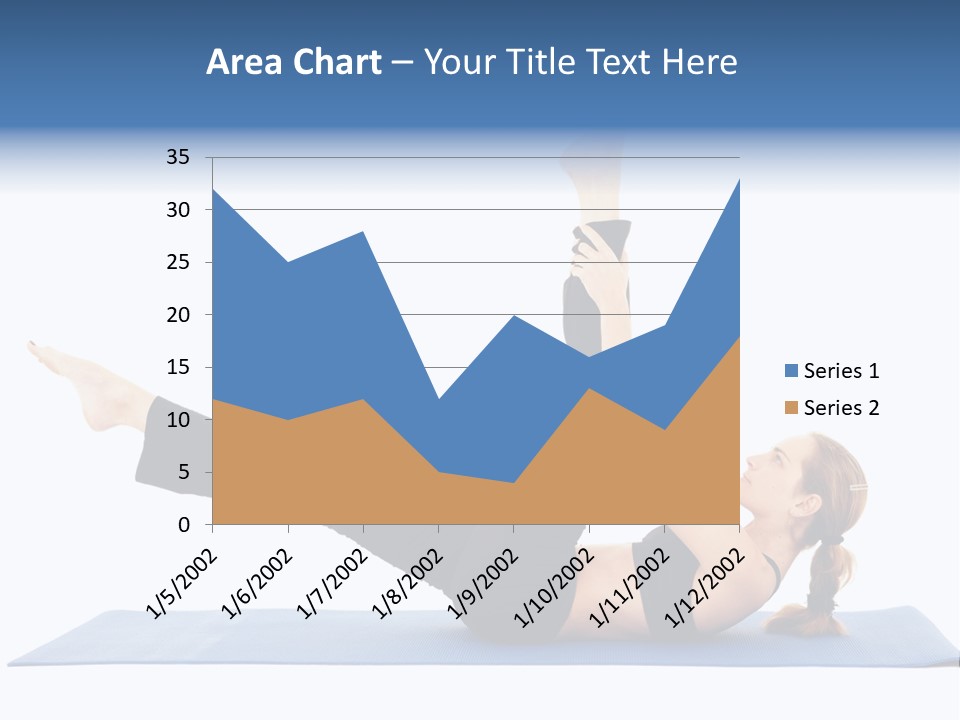 The Girl Is Engaged In Physical Exercises PowerPoint Template