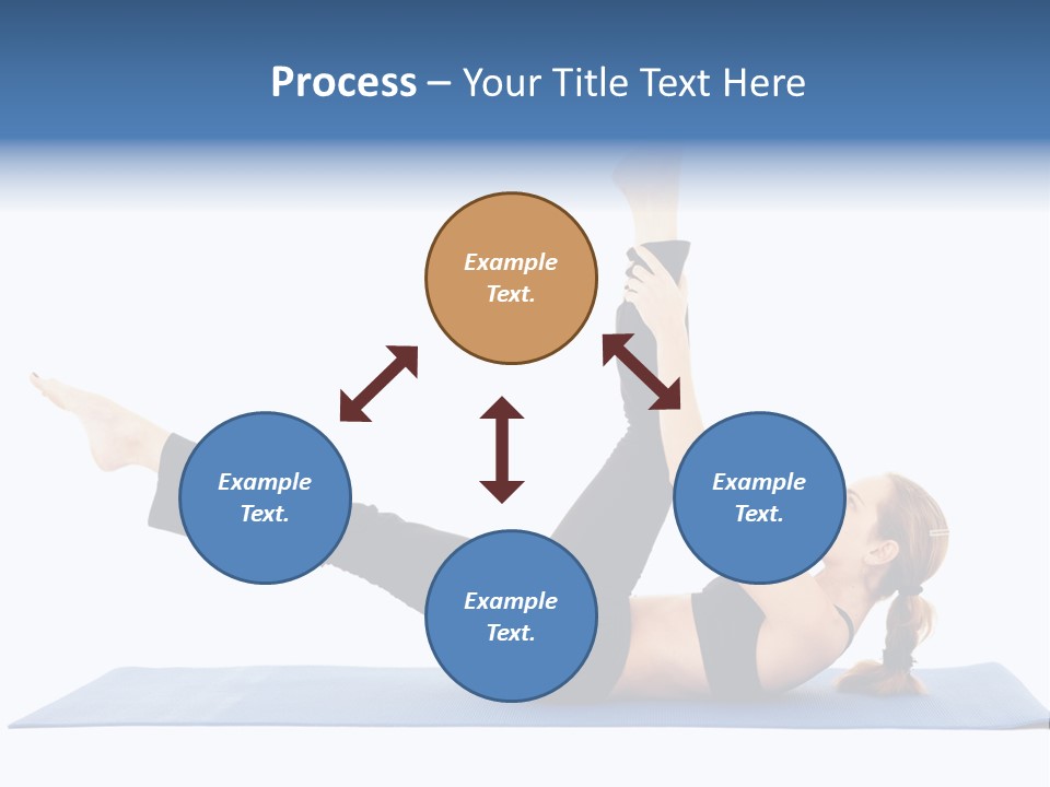 The Girl Is Engaged In Physical Exercises PowerPoint Template