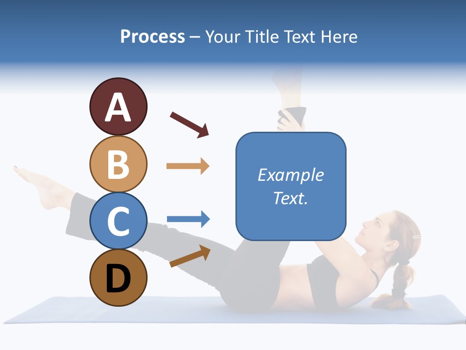 The Girl Is Engaged In Physical Exercises PowerPoint Template