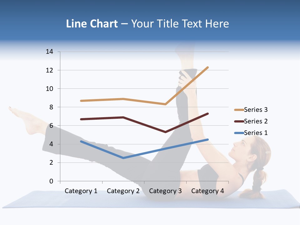 The Girl Is Engaged In Physical Exercises PowerPoint Template