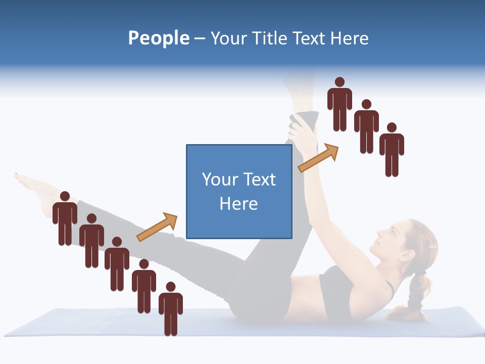 The Girl Is Engaged In Physical Exercises PowerPoint Template