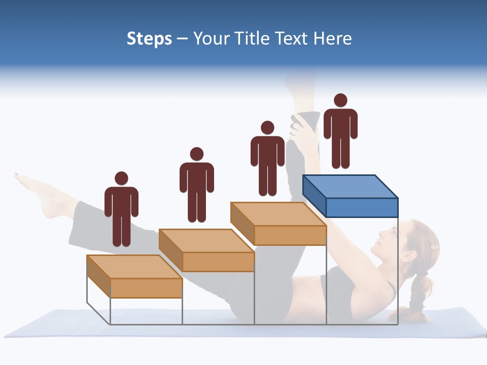 The Girl Is Engaged In Physical Exercises PowerPoint Template