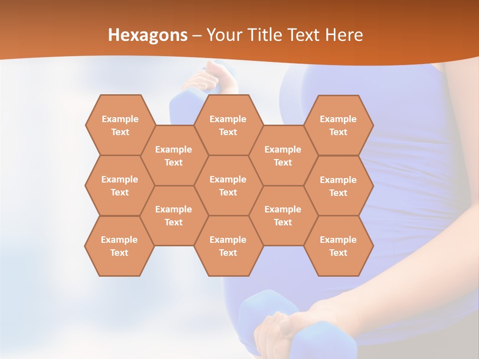 A Pregnant Woman Is Doing Aerobics PowerPoint Template