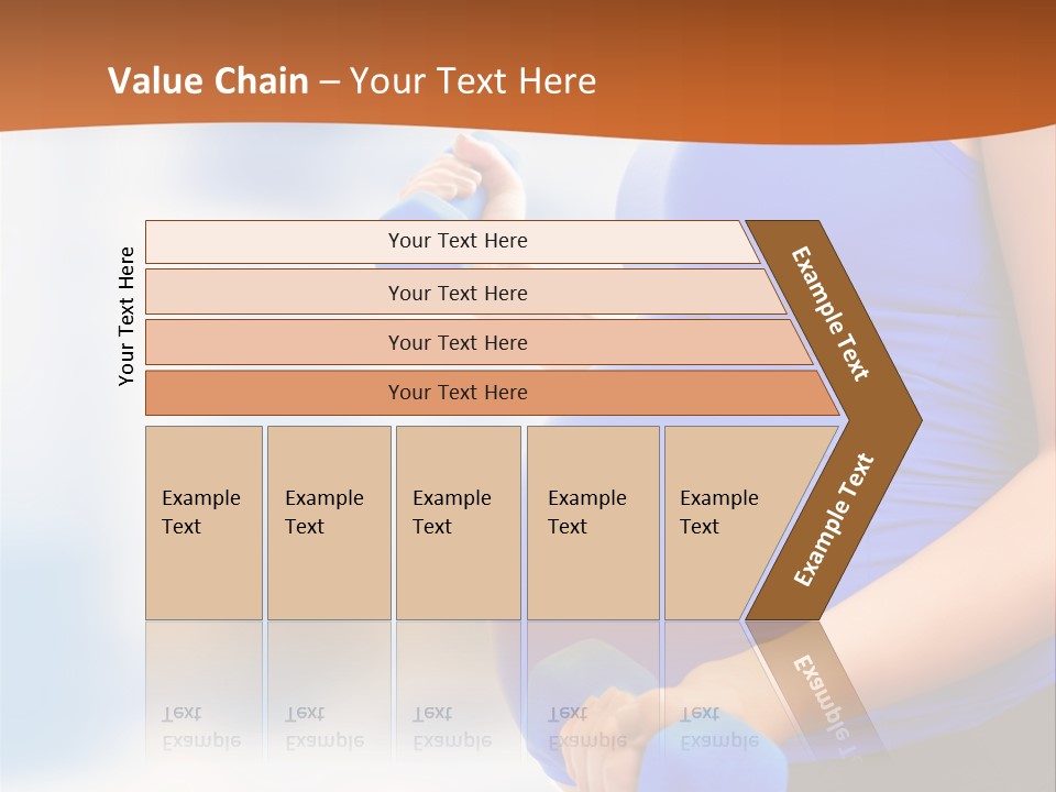 A Pregnant Woman Is Doing Aerobics PowerPoint Template