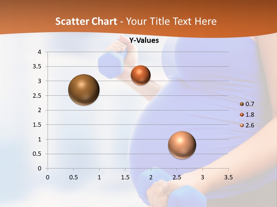 A Pregnant Woman Is Doing Aerobics PowerPoint Template