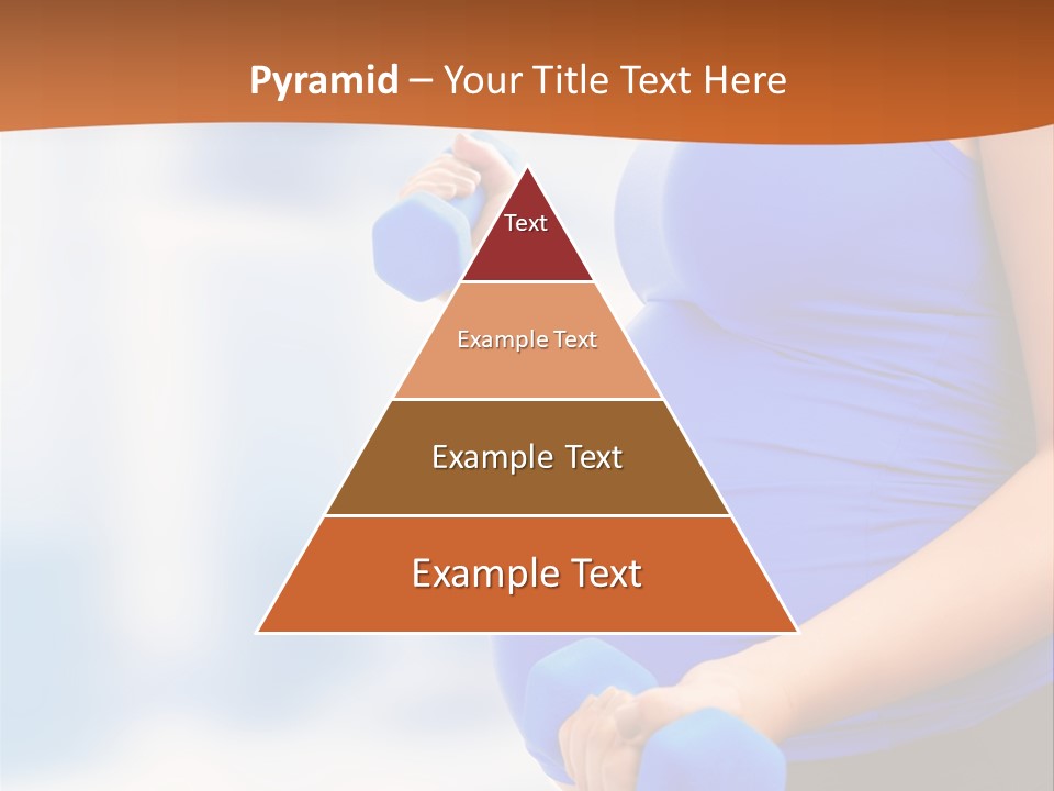 A Pregnant Woman Is Doing Aerobics PowerPoint Template