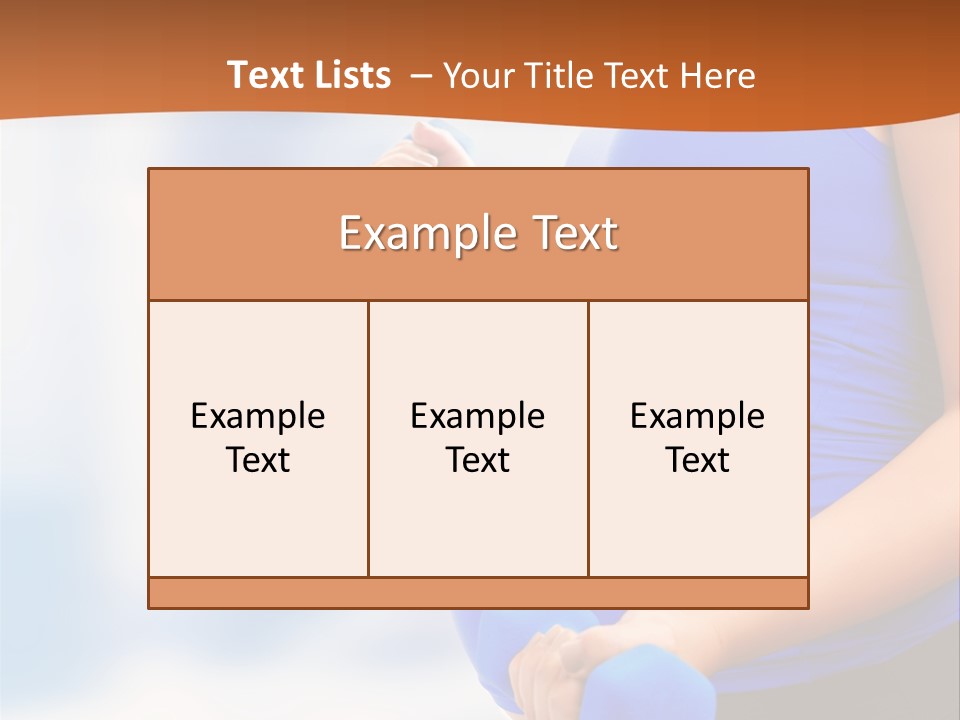 A Pregnant Woman Is Doing Aerobics PowerPoint Template