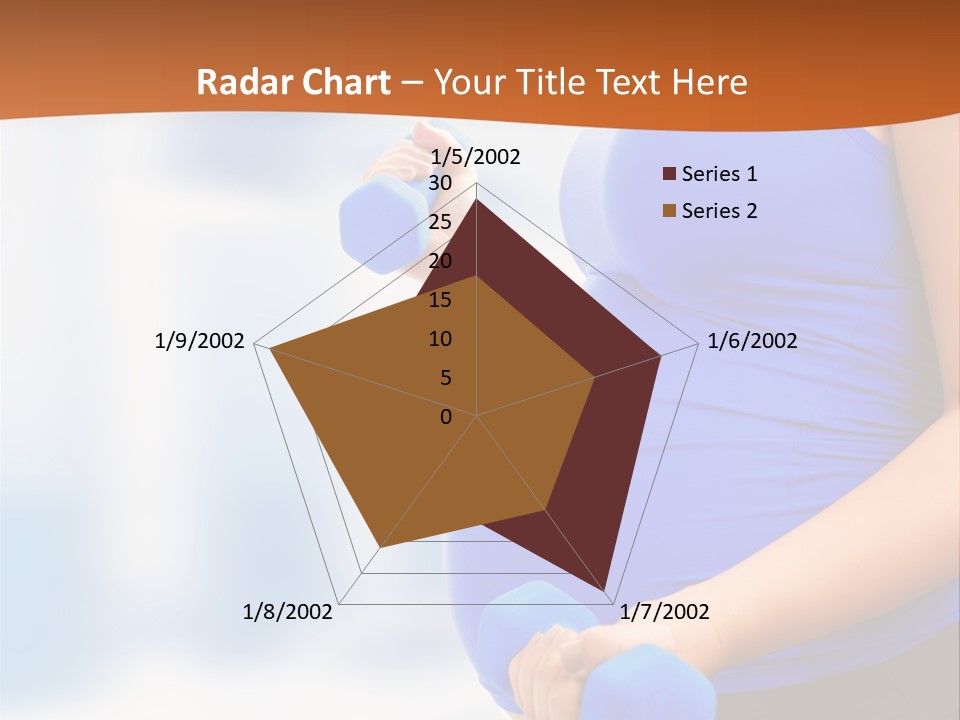 A Pregnant Woman Is Doing Aerobics PowerPoint Template