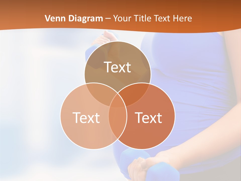 A Pregnant Woman Is Doing Aerobics PowerPoint Template