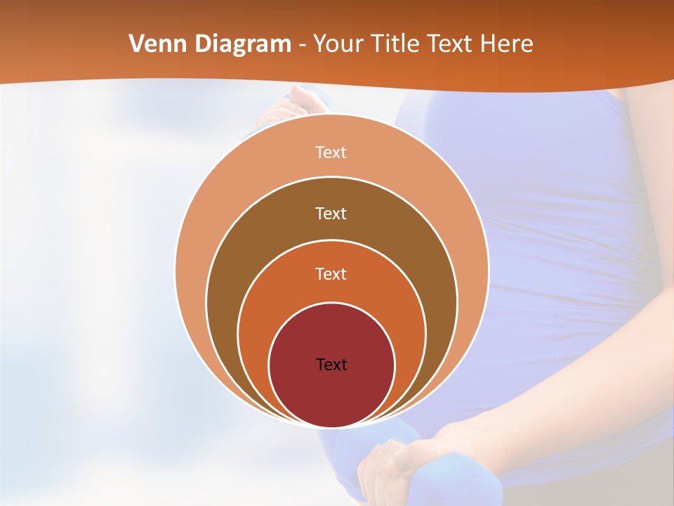 A Pregnant Woman Is Doing Aerobics PowerPoint Template