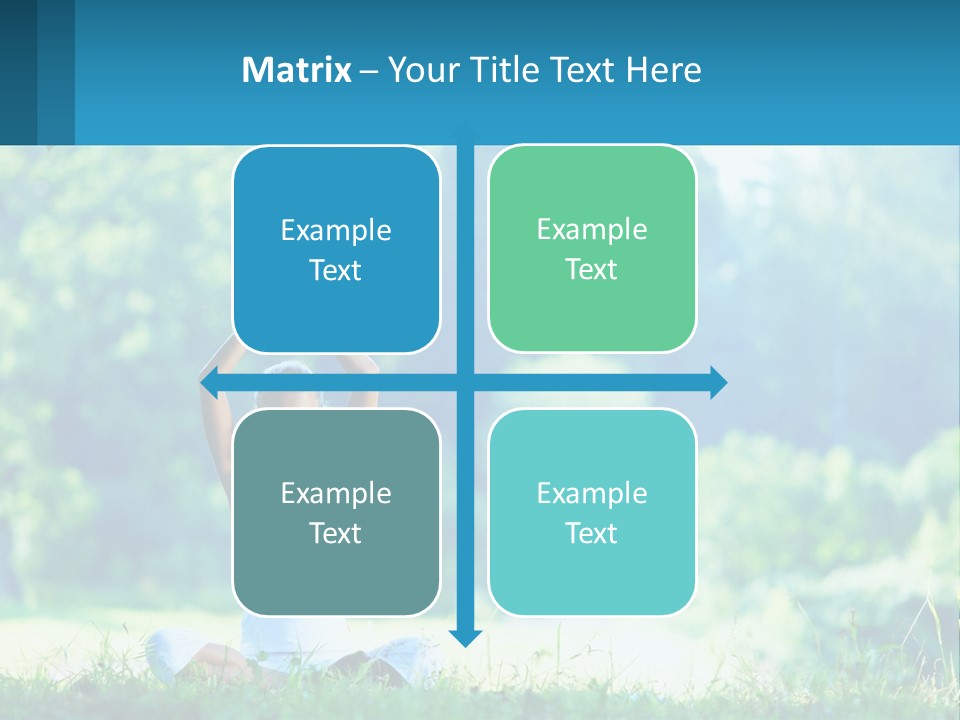 The Girl Is Doing Yoga PowerPoint Template