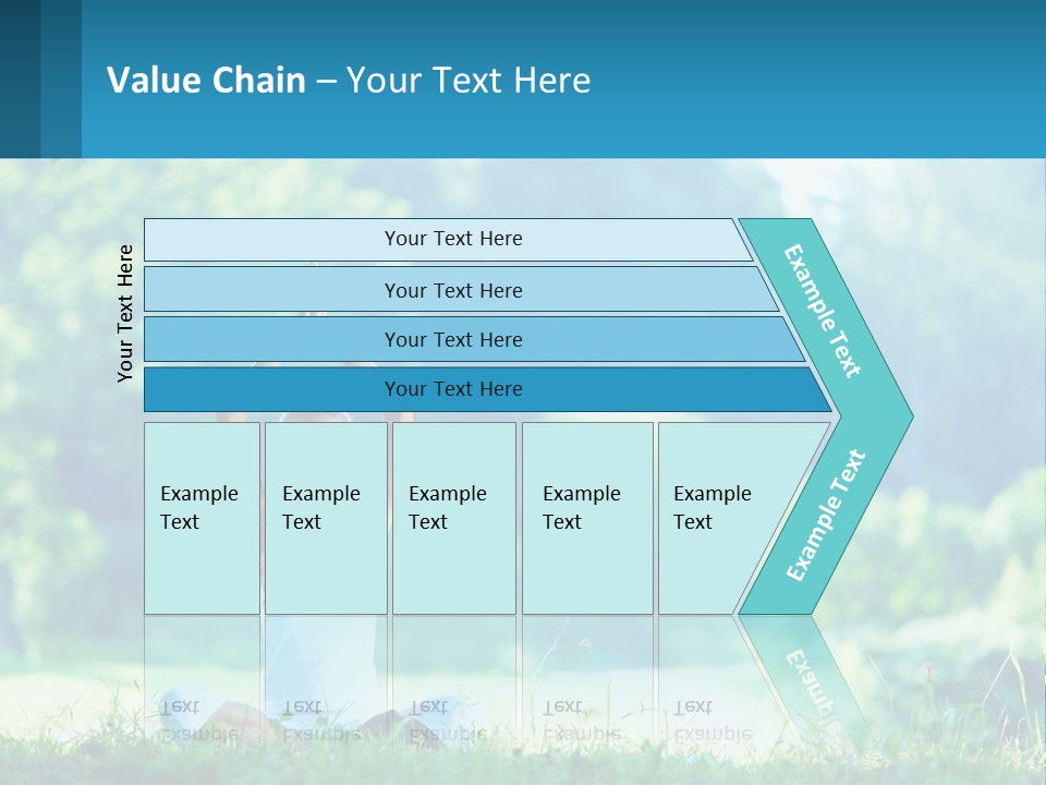 The Girl Is Doing Yoga PowerPoint Template