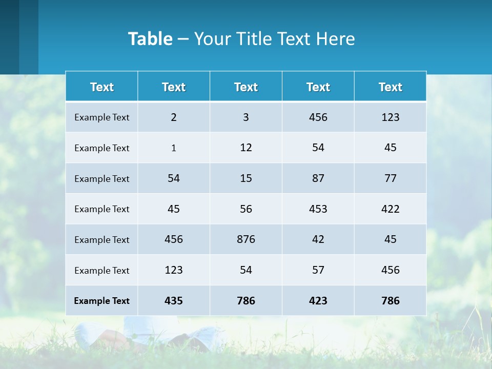 The Girl Is Doing Yoga PowerPoint Template