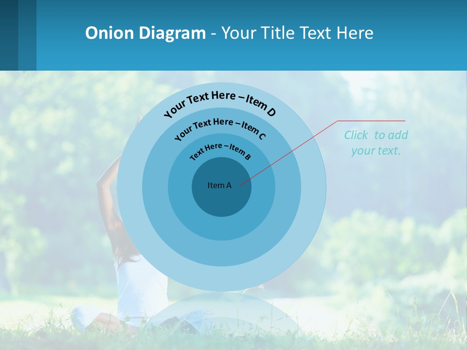 The Girl Is Doing Yoga PowerPoint Template