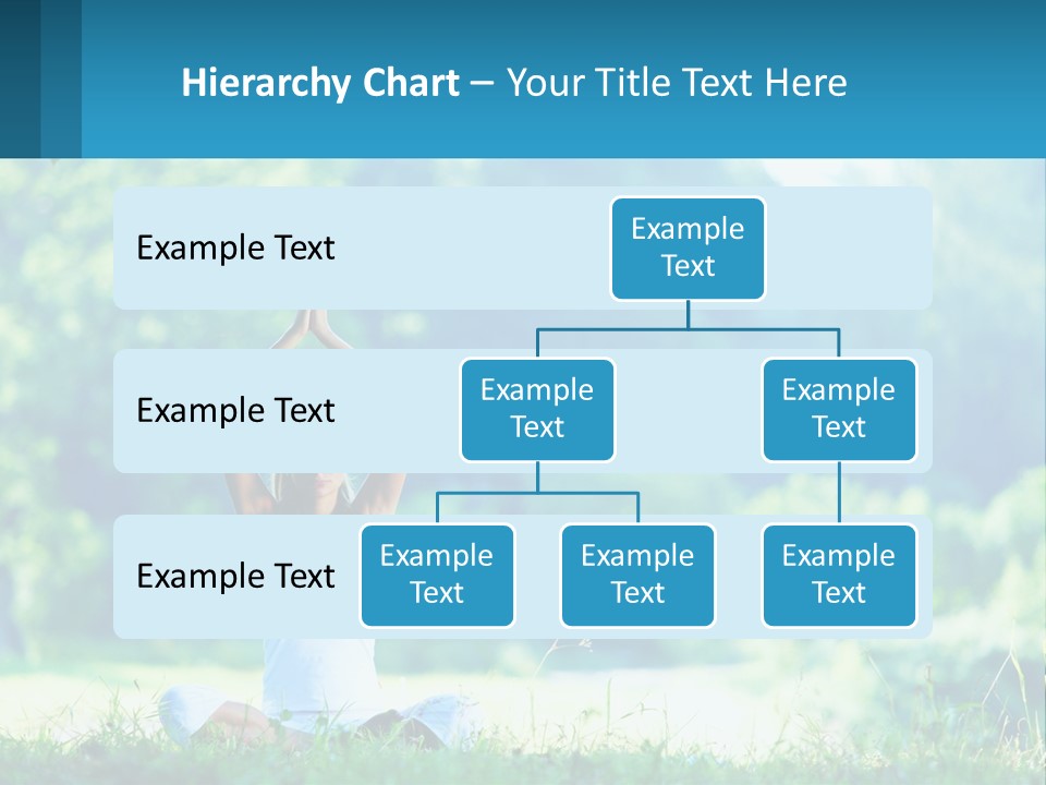 The Girl Is Doing Yoga PowerPoint Template