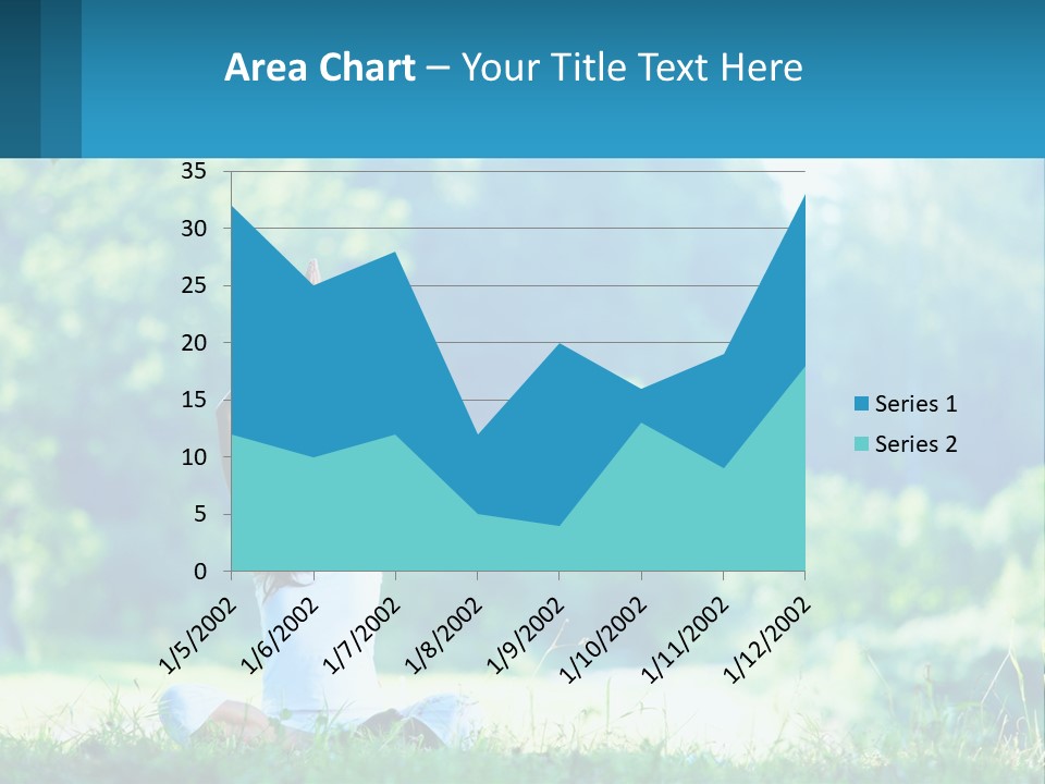 The Girl Is Doing Yoga PowerPoint Template