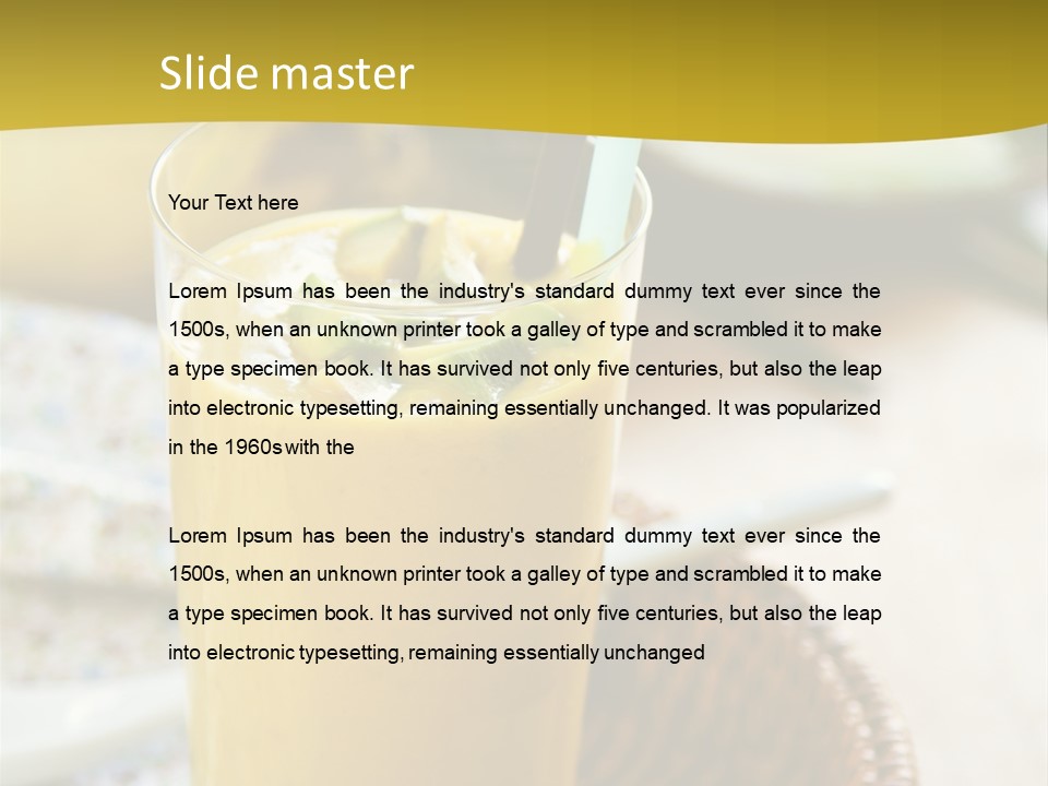 Fruit Cocktail PowerPoint Template