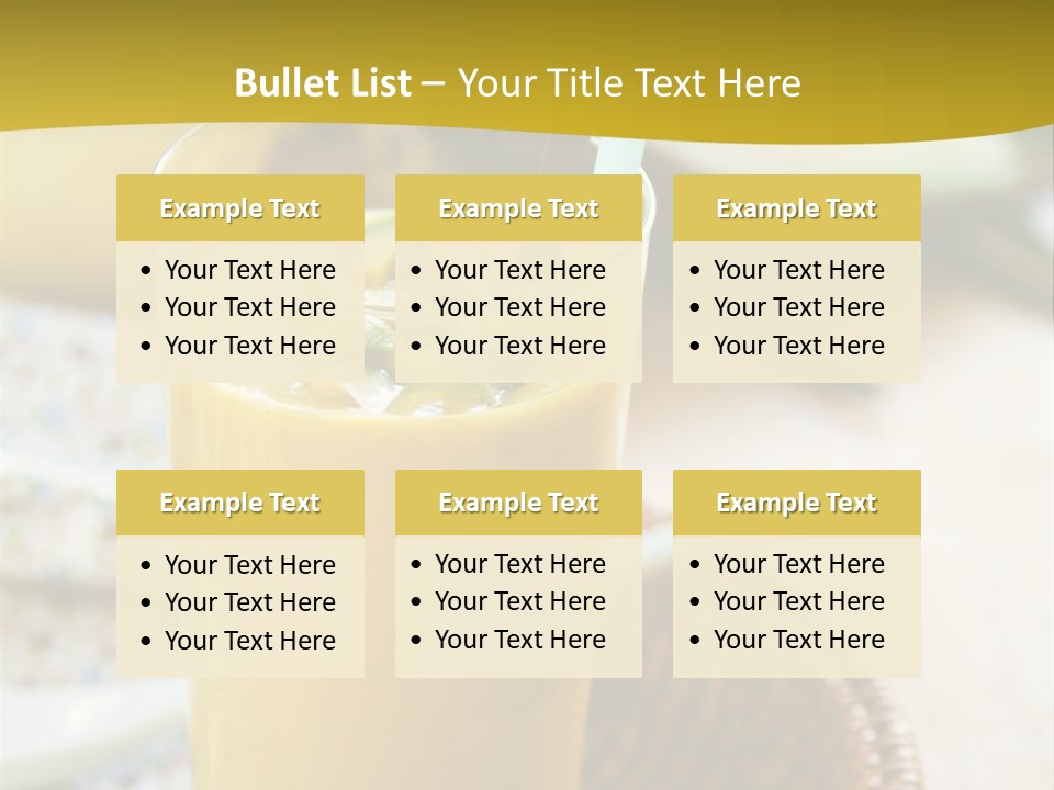 Fruit Cocktail PowerPoint Template