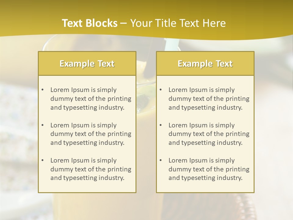 Fruit Cocktail PowerPoint Template