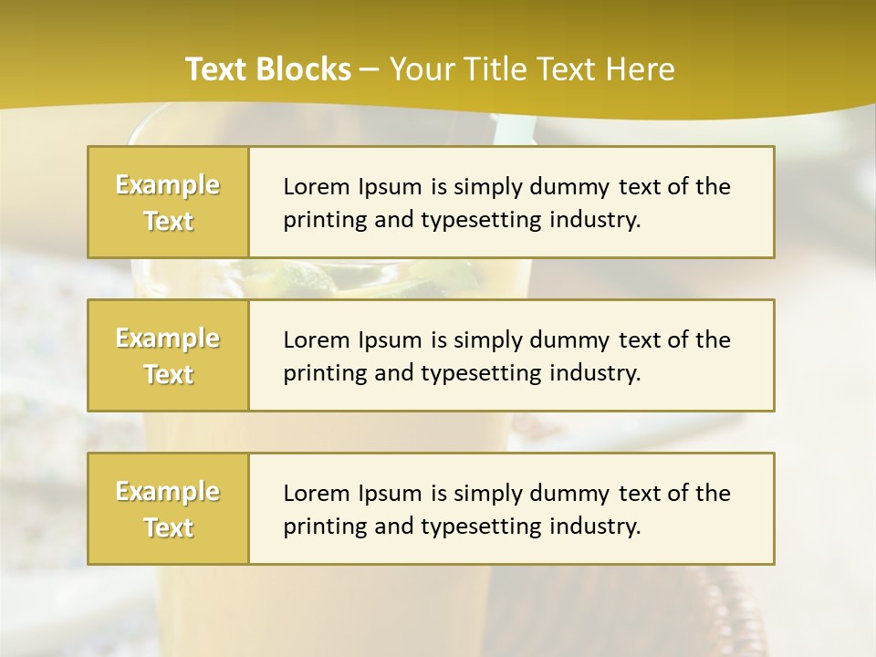 Fruit Cocktail PowerPoint Template