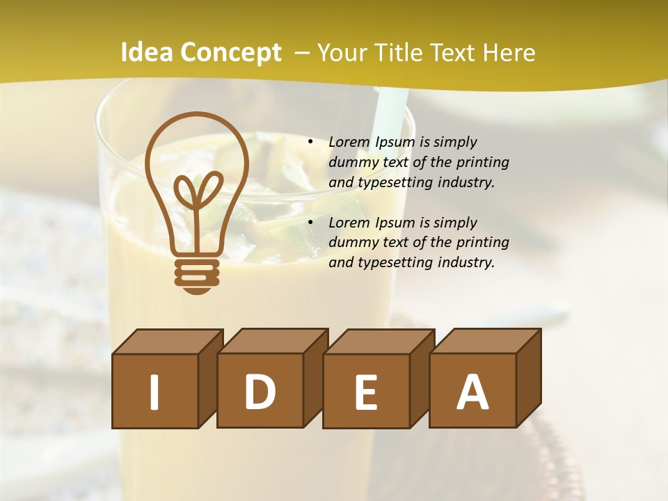 Fruit Cocktail PowerPoint Template