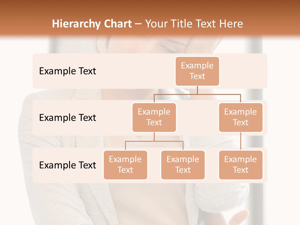 The Girl Is Holding Her Head PowerPoint Template