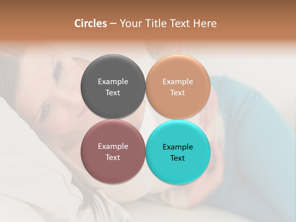 Abdominal Pain In A Girl PowerPoint Template