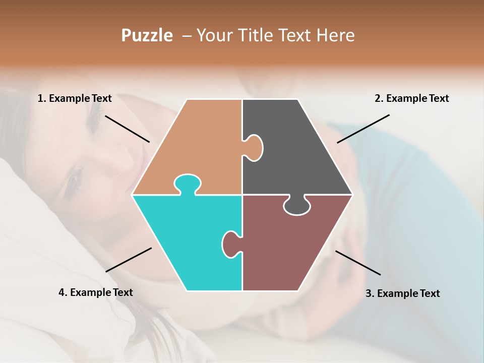 Abdominal Pain In A Girl PowerPoint Template