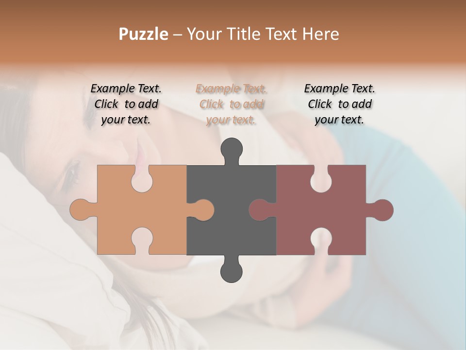 Abdominal Pain In A Girl PowerPoint Template